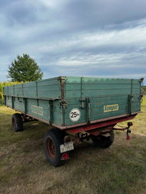 Kemper Zweiseitenkipper, Anhänger 4,4 Tonnen
