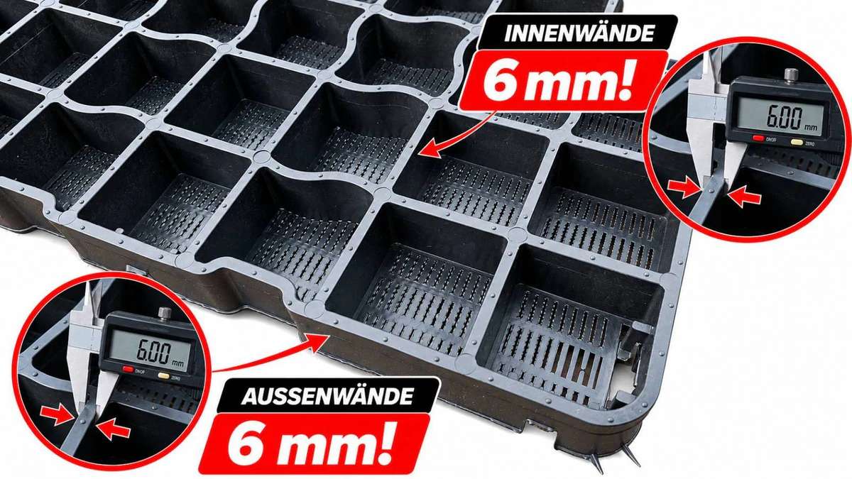 Paddockplatten ohne Schotterunterbau kaufen & Robuste Paddockgitter - Bild 1