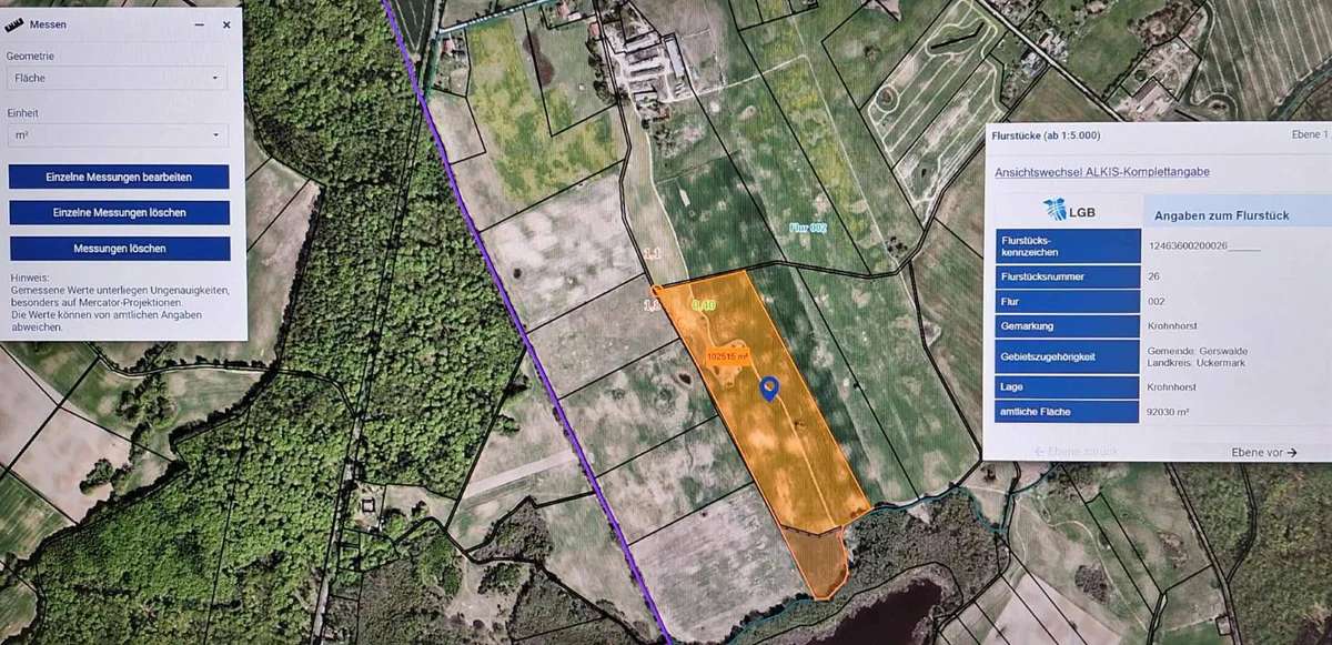10 ha Acker Brandenburg - Bild 1