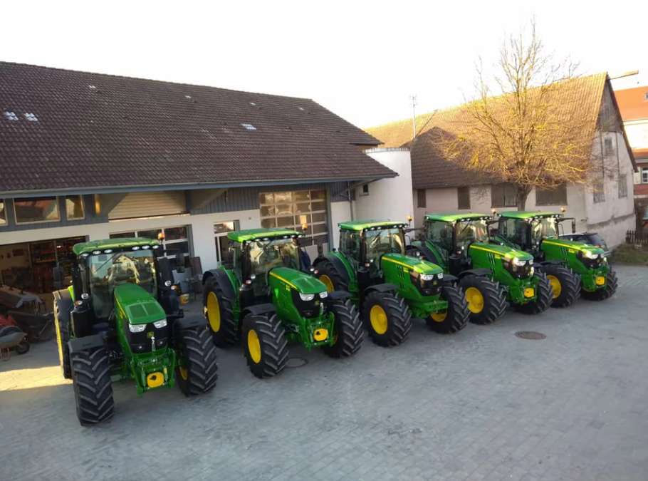 Verkaufen jung Gebrauchte John Deere Traktoren von 125 bis 290 PS