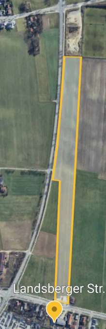 ca.30000 m² Ackerfläche (Gewrbefläche Südlich von Königsbrunn zu verkaufen - Bild 1