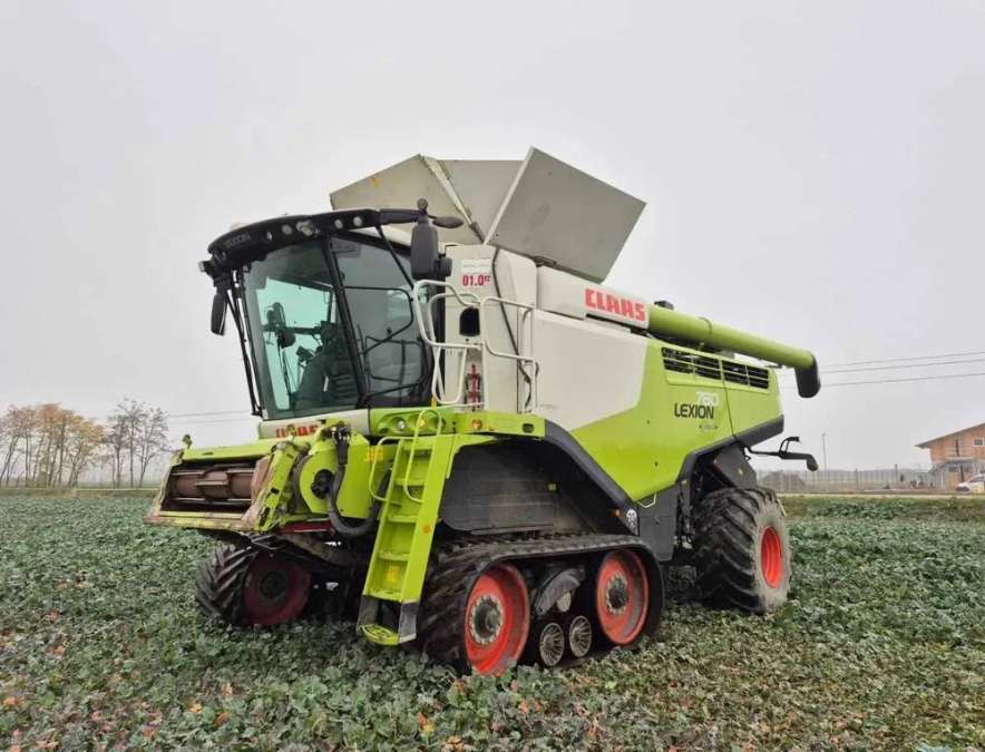 Claas Lexion 780 TT + Vario 1230 + Wagen, Bj. 2019, neue Raupen - Bild 1