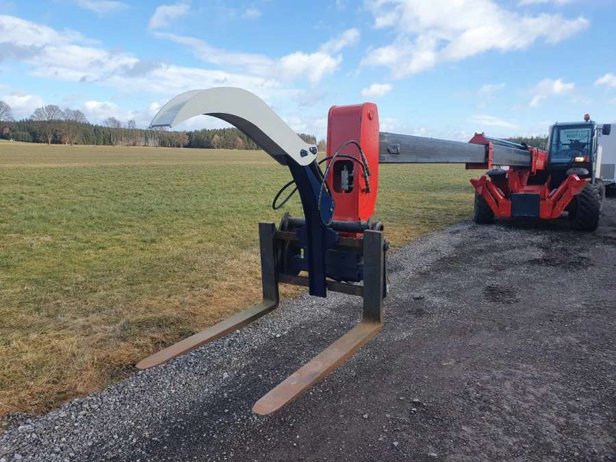 Niederhalter Stammgreifer Holzgreifer Palettengabel Frontlader - Bild 1