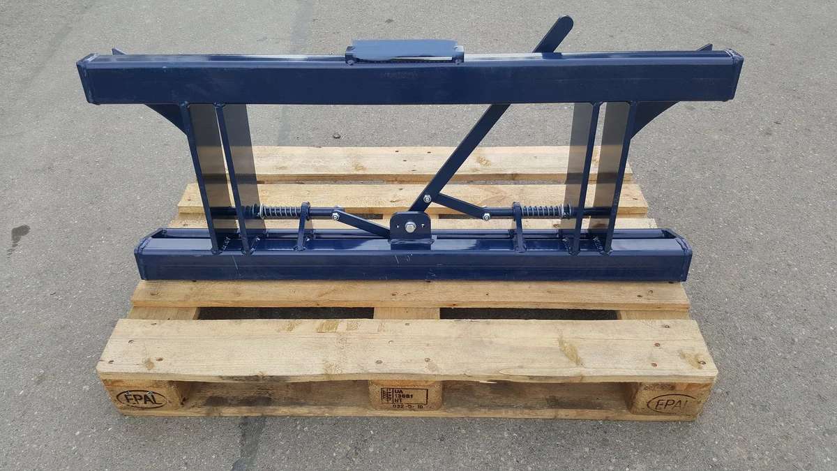 Radlader Adapter Rohling auf Euro Koppelhaken Hoflader Teleskopla - Bild 1