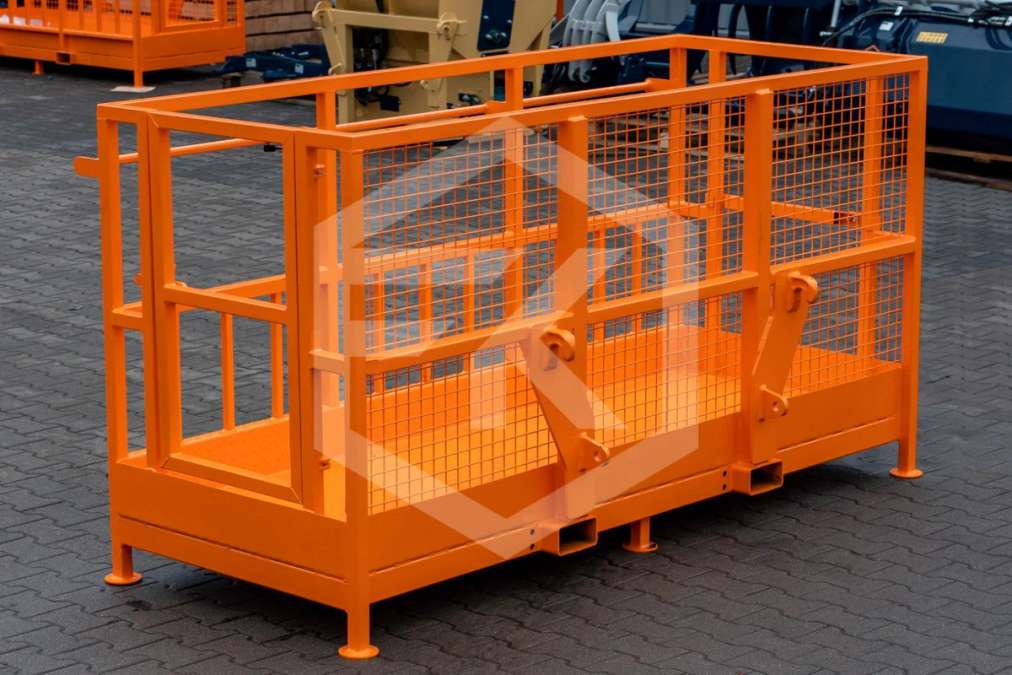 Arbeitskorb Arbeitsbühne Werkzeugkorb 240cm Euro Frontlader - Bild 1