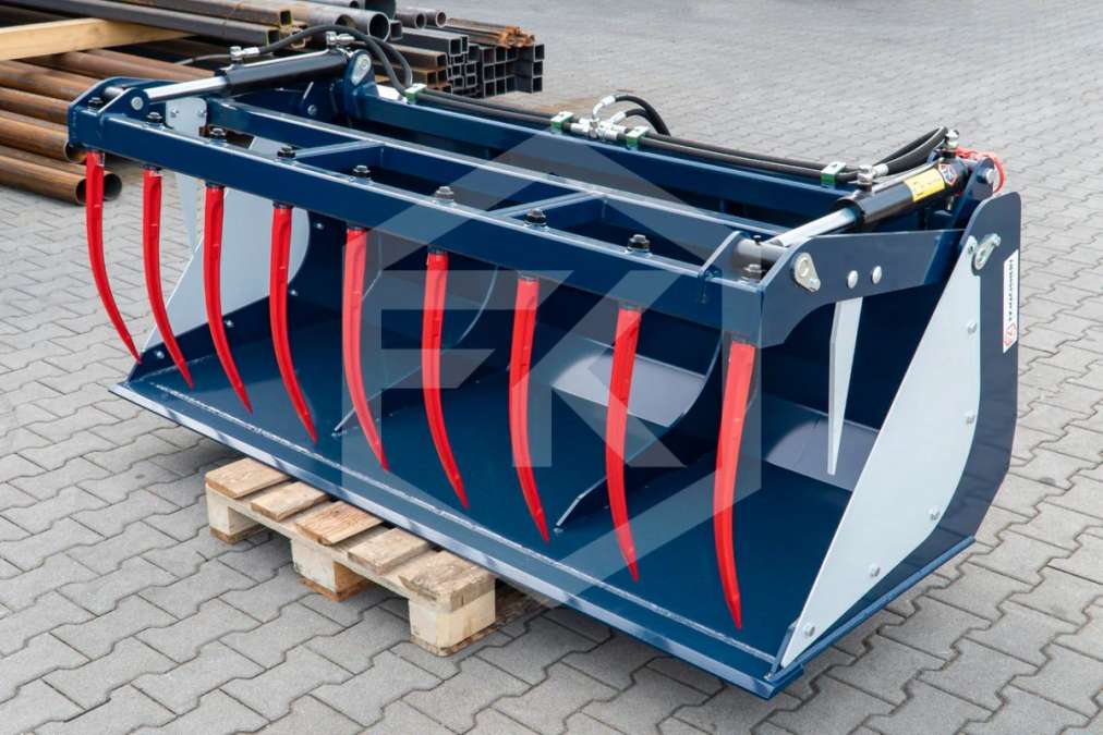 Krokodilschaufel Greifschaufel Frontlader Hoflader Euro - Bild 1