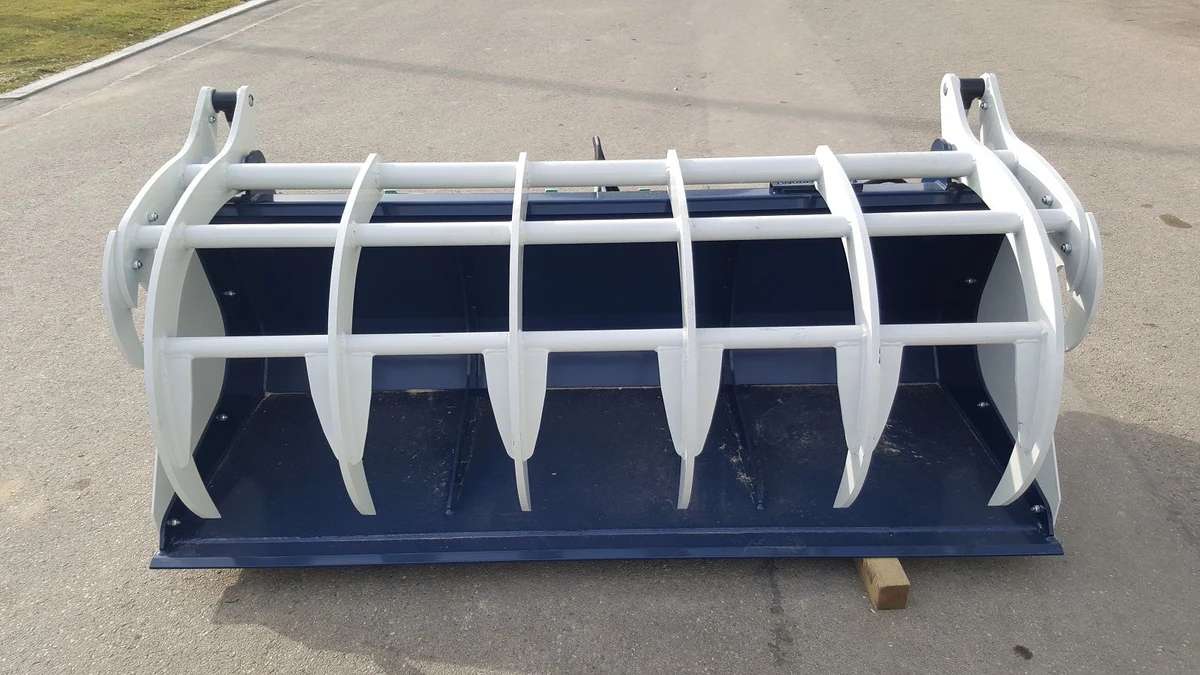 Greifschaufel 2,2m Euro Frontlader Kramer Volvo Radlader Cat - Bild 1