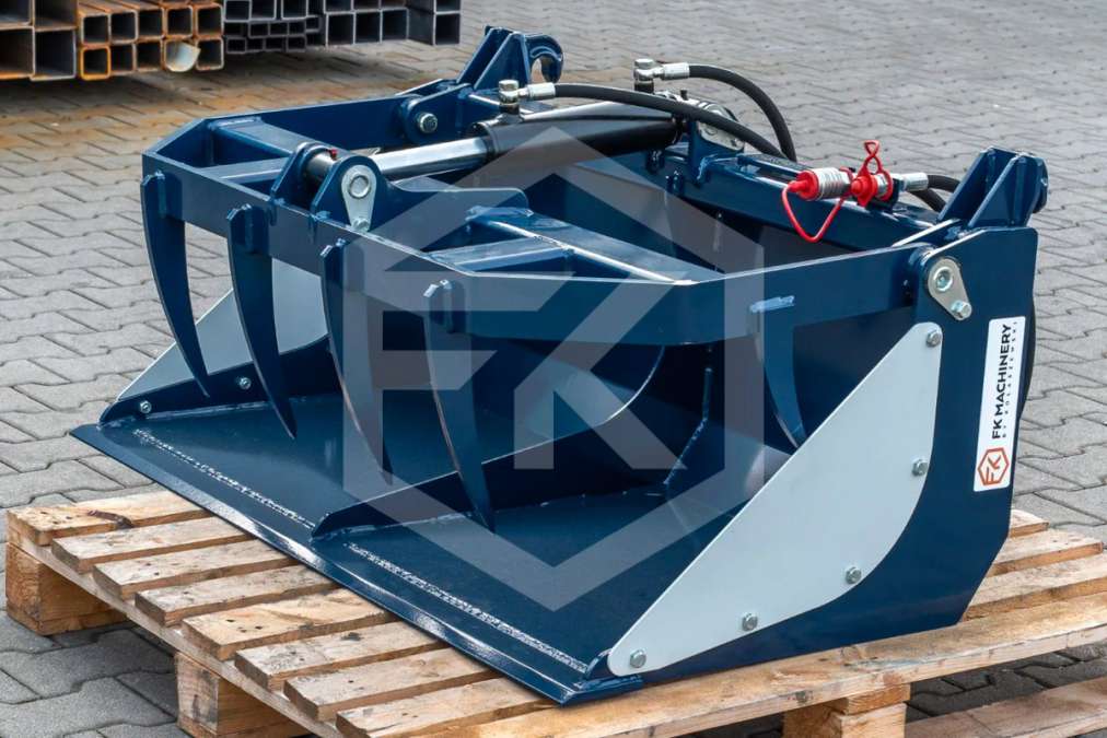 Krokodilschaufel Mikro Greifschaufel Frontlader Hoflader Euro - Bild 1