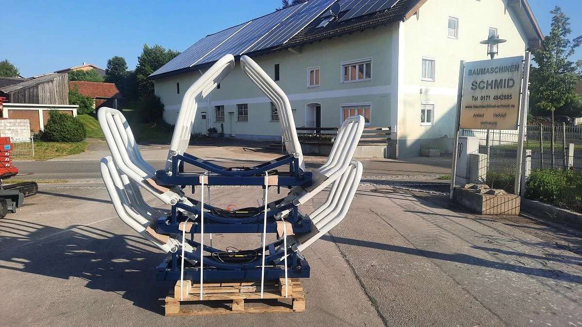 Rundbellenzange Ballenzange Silozange Frontlader Ballengabel Euro - Bild 1