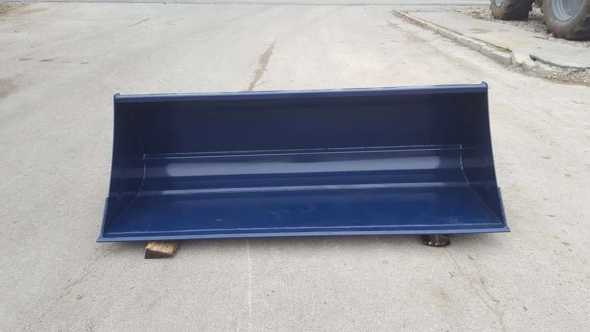 Schaufel 2,2m Euro Schlepper Frontladerschaufel Hoflader Weideman - Bild 1