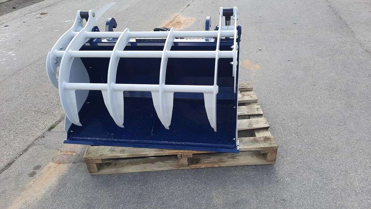 Greifschaufel mini Krokodilgebiss Euro Hoflader Weidemann Giant - Bild 1