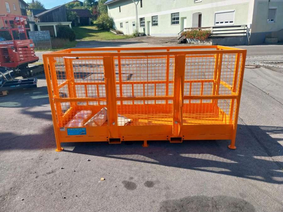 Arbeitskorb Arbeitsbühne Werkzeugkorb 2,4m 1,3m Euro Frontlader - Bild 1