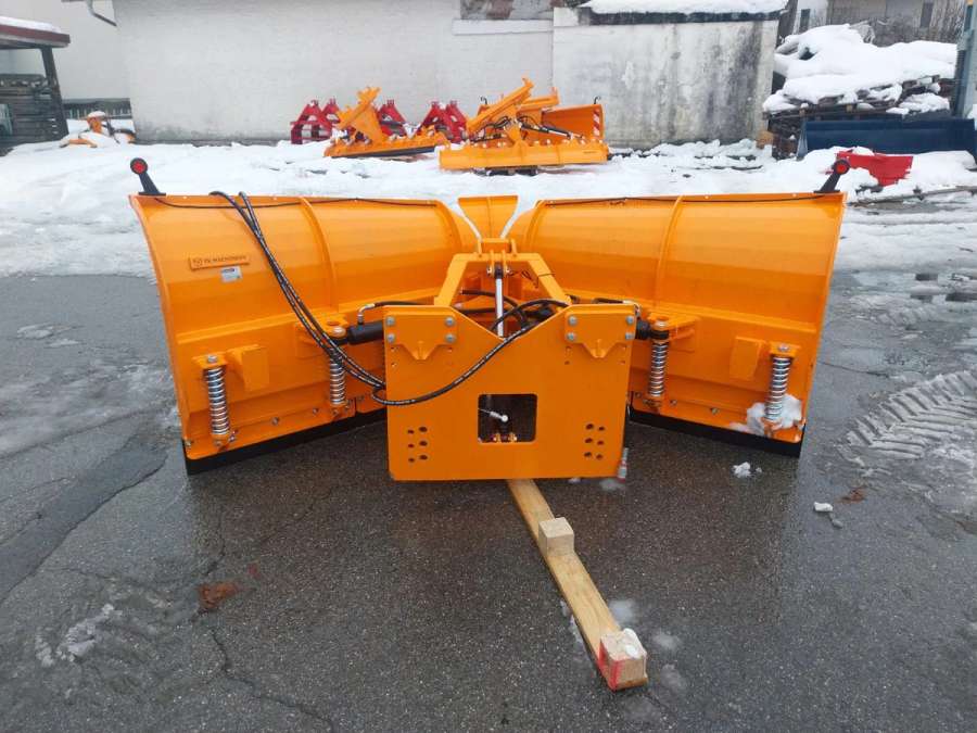 Schneeschild Vario 2,9m schwer Schlepper Kommunalplatte Unimog - Bild 1