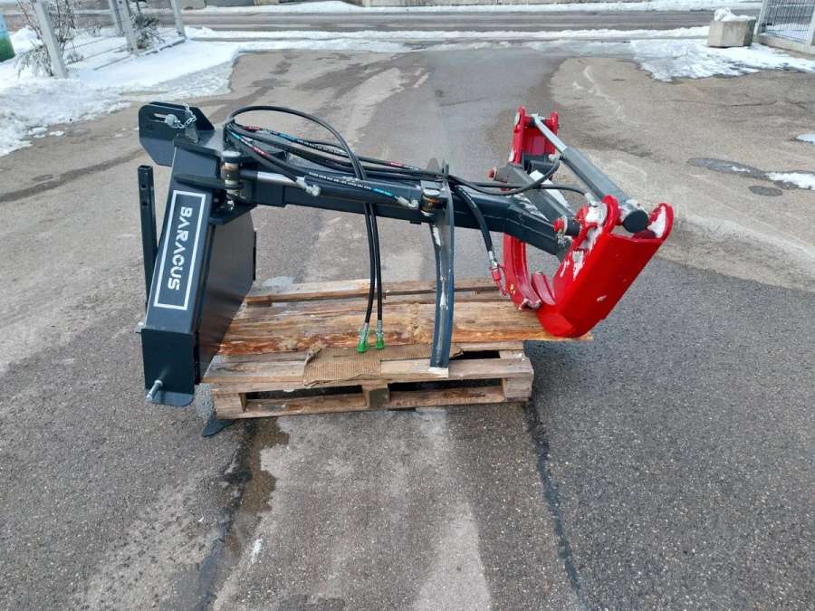 schwenkbar Rückezange Holzzange 3 Punkt Forstzange Traktor - Bild 1