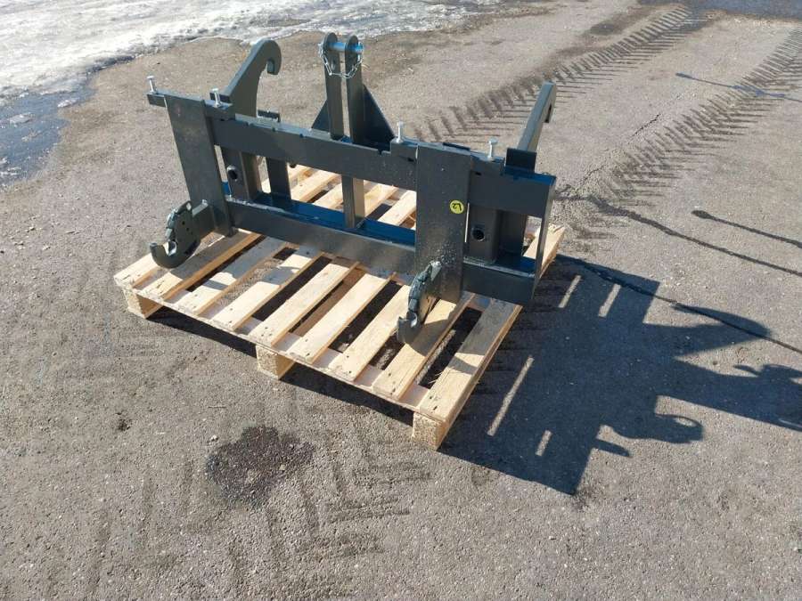 Adapter Atlas Weycor Radlader auf 3 Punkt Kat II Palettengabel - Bild 1