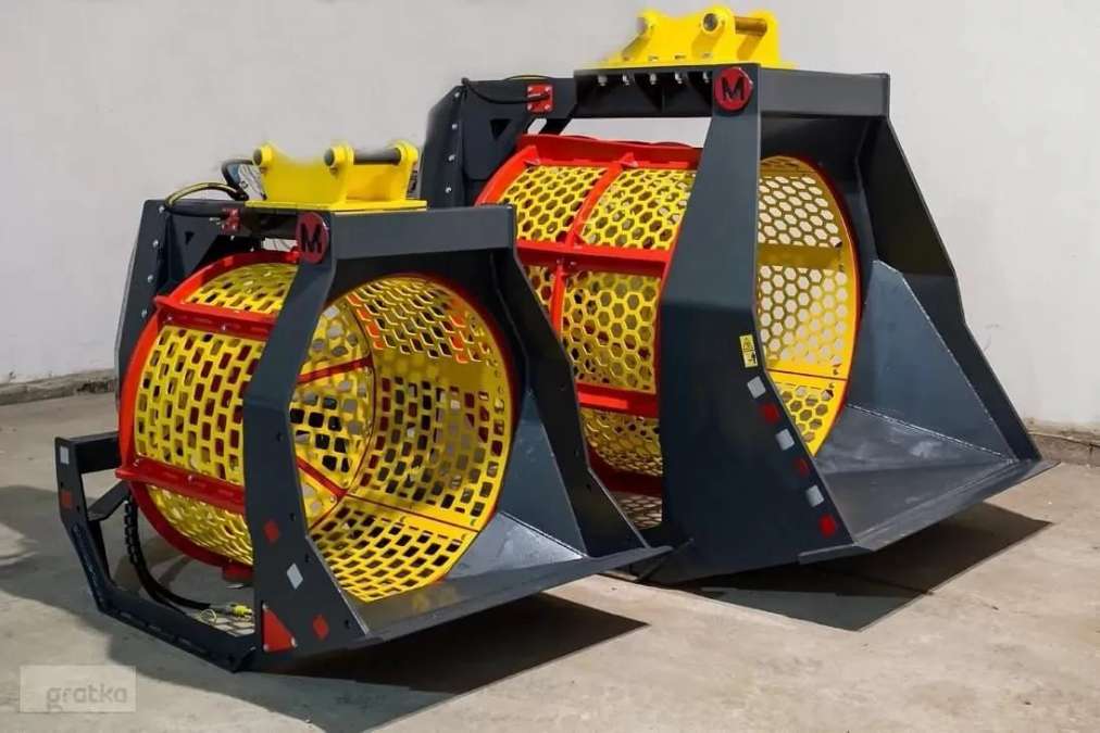 Siebtrommel für Bagger 250-1000l Siebanlage Sieblöffel Minibagger - Bild 1