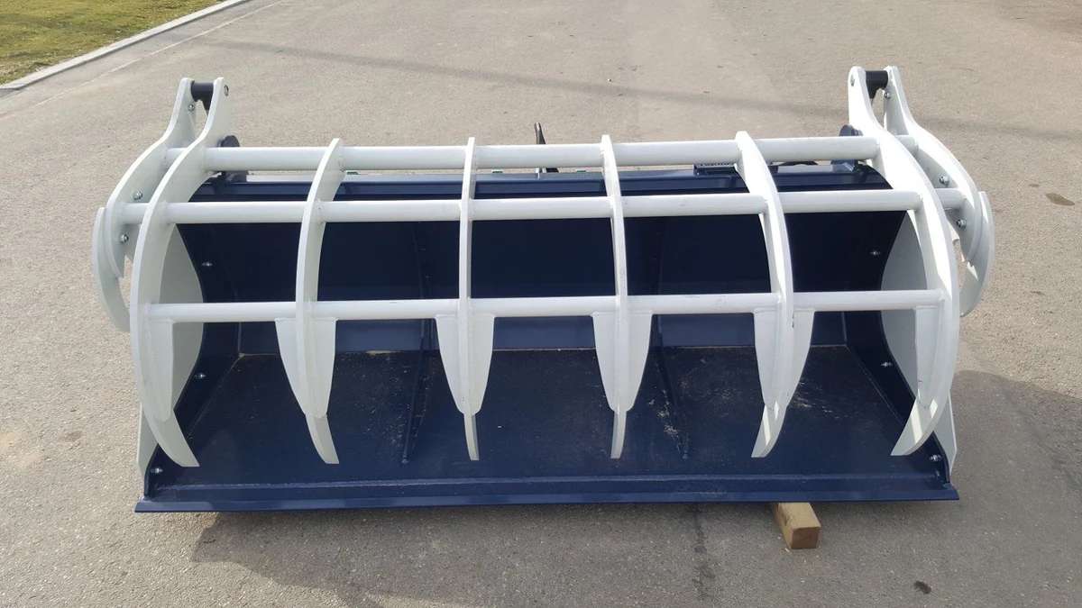 Greifschaufel 1,4 -2,2 Euro Frontlader Schlepper Krokodilschaufel - Bild 1