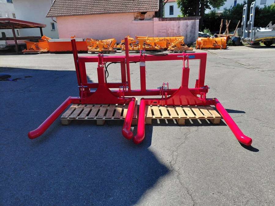 Ballengabel doppelt hydr. Siloballengabel Ballentransportgabel - Bild 1