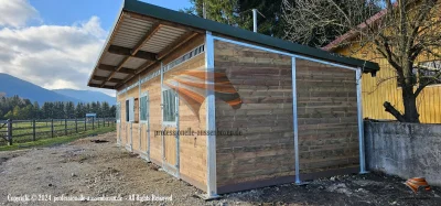 Pferdestall bauen - Außenstall, Pferdebox & Offenstall kaufen | Weidehütte & Top-Qualität Pferdeunterstand, Laufstall für Pferde