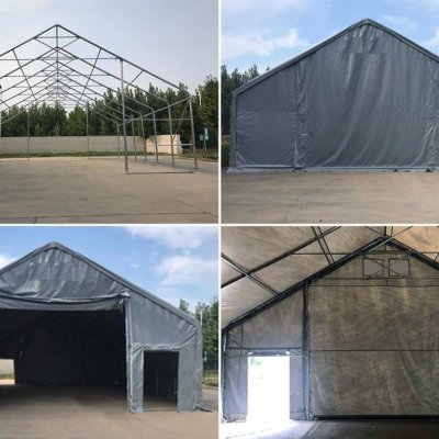  GANZJÄHRIGE INDUSTRIEHALLE 10x24 Lagerzelt Lager ARCTIC PVC