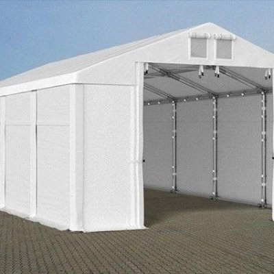  Ganzjähriges Lagerzelt Lagerhalle Polar 8x20 Garage PVC Winter